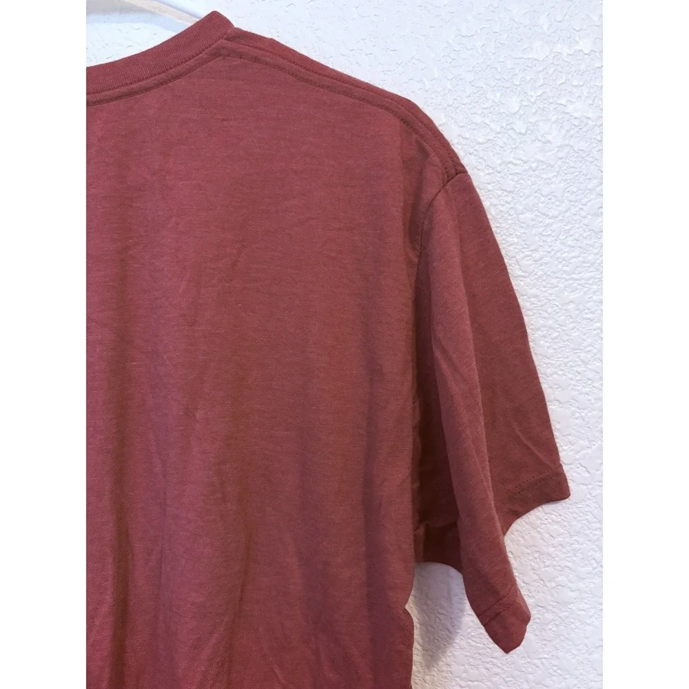 Levi's Men's American flag lightweight t-shirt Size L heather red 4th of July!